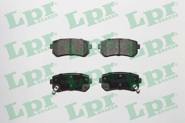 Jeu de 4 plaquettes de frein LPR  ref. 05P1344