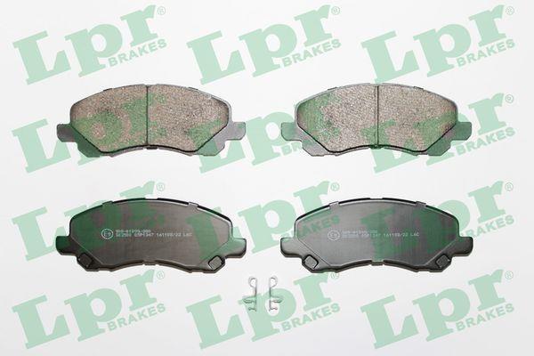 Jeu de 4 plaquettes de frein LPR  ref. 05P1347
