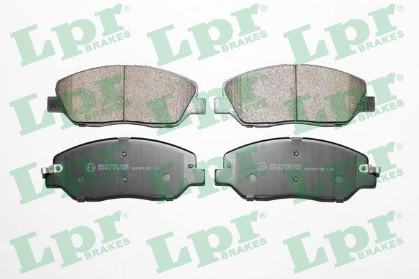 Jeu de 4 plaquettes de frein LPR  ref. 05P1382