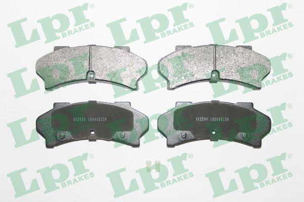 Jeu de 4 plaquettes de frein LPR ref. 05P139