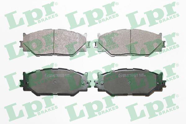 Jeu de 4 plaquettes de frein LPR ref. 05P1412
