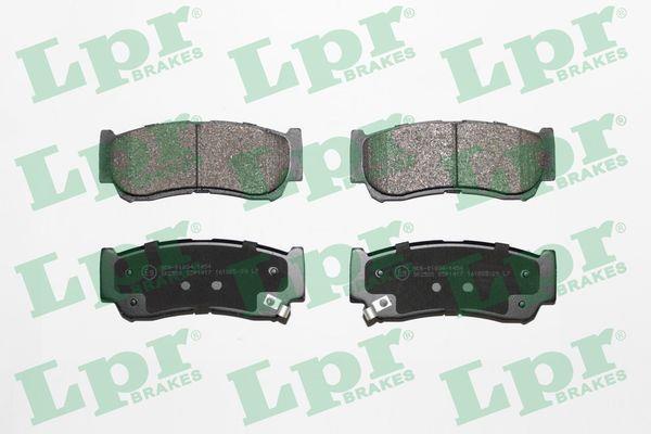 Jeu de 4 plaquettes de frein LPR  ref. 05P1417