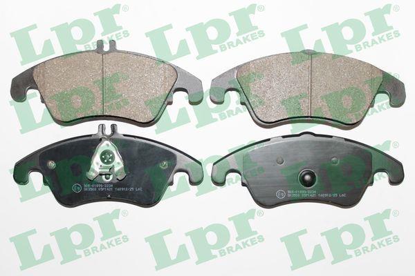 Jeu de 4 plaquettes de frein LPR ref. 05P1421