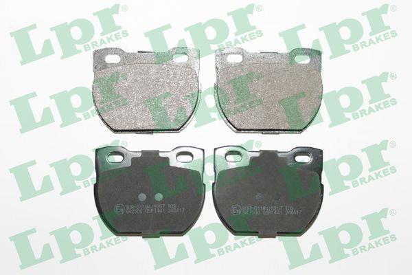 Jeu de 4 plaquettes de frein LPR ref. 05P1441