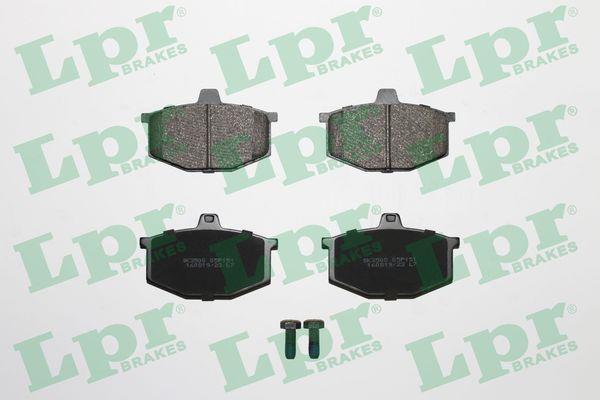 Jeu de 4 plaquettes de frein LPR ref. 05P151
