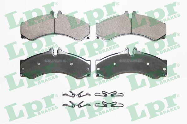 Jeu de 4 plaquettes de frein LPR ref. 05P1517