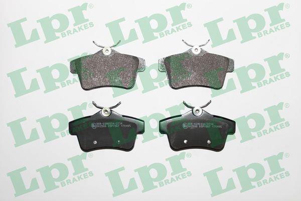Jeu de 4 plaquettes de frein LPR  ref. 05P1567