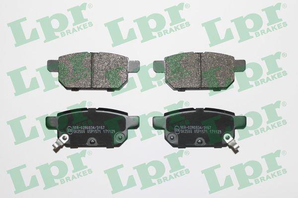 Jeu de 4 plaquettes de frein LPR  ref. 05P1571