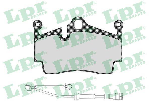 Jeu de 4 plaquettes de frein LPR  ref. 05P1583A