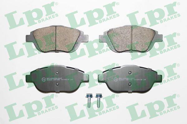 Jeu de 4 plaquettes de frein LPR  ref. 05P1590