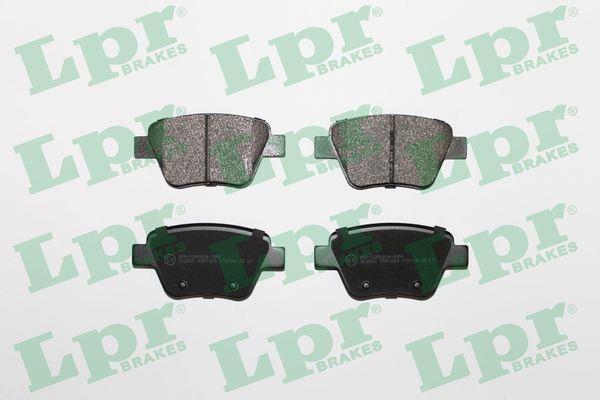 Jeu de 4 plaquettes de frein LPR ref. 05P1608