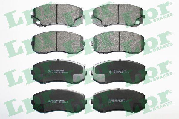 Jeu de 4 plaquettes de frein LPR ref. 05P1613