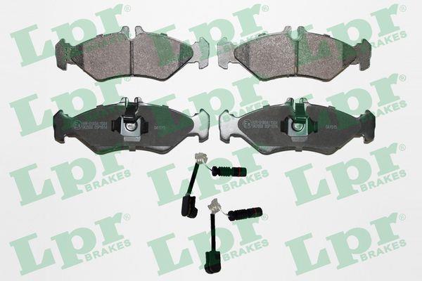 Jeu de 4 plaquettes de frein LPR  ref. 05P1614A