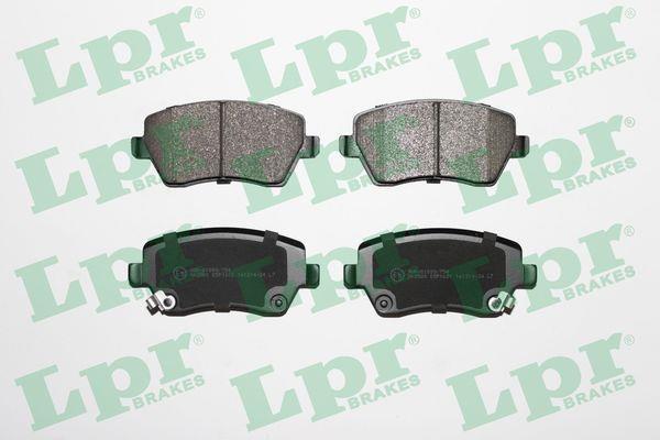 Jeu de 4 plaquettes de frein LPR ref. 05P1621