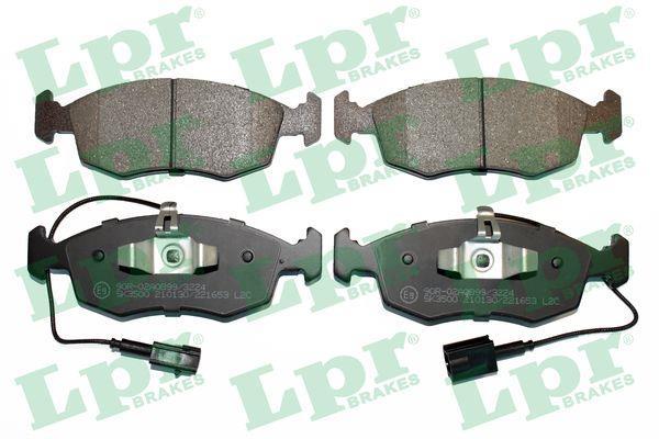 Jeu de 4 plaquettes de frein LPR ref. 05P1653