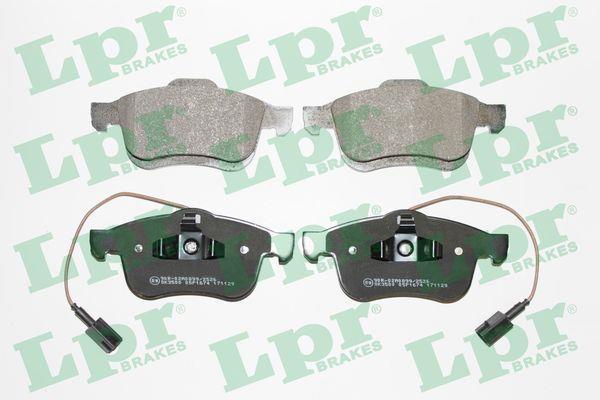 Jeu de 4 plaquettes de frein LPR ref. 05P1674