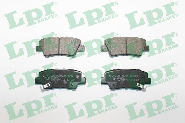 Jeu de 4 plaquettes de frein LPR ref. 05P1710