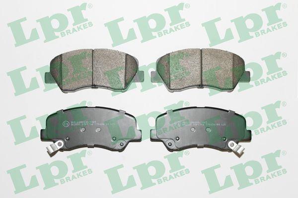 Jeu de 4 plaquettes de frein LPR ref. 05P1744