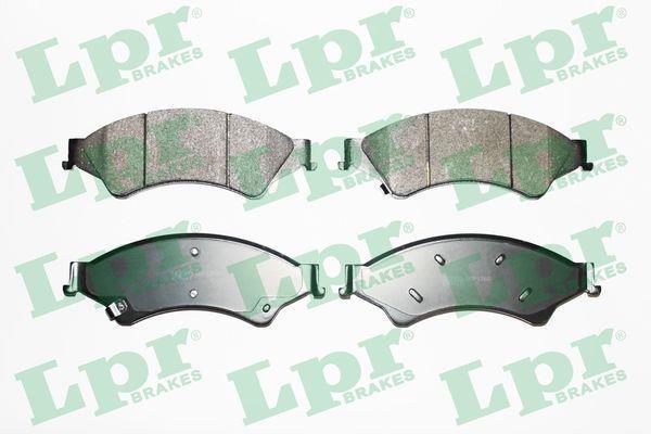 Jeu de 4 plaquettes de frein LPR ref. 05P1768