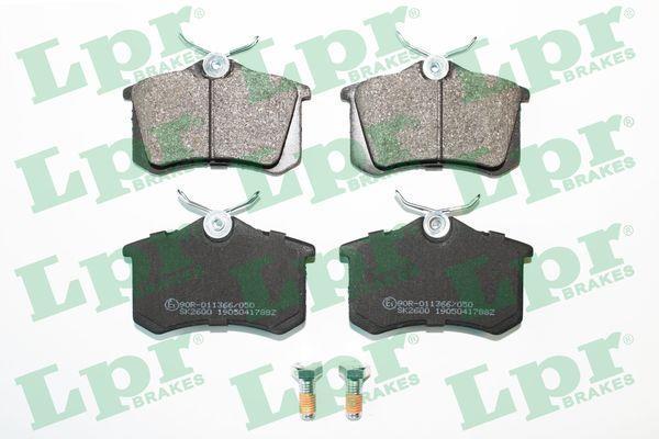 Jeu de 4 plaquettes de frein LPR ref. 05P1788