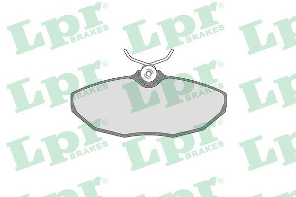 Jeu de 4 plaquettes de frein LPR 05P1816
