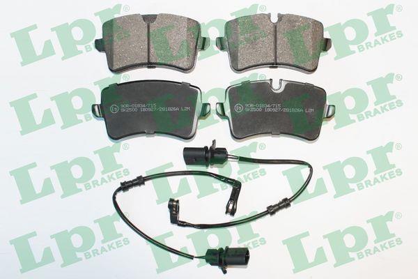 Jeu de 4 plaquettes de frein LPR  ref. 05P1826A