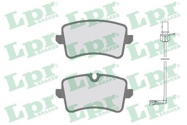 Jeu de 4 plaquettes de frein LPR  ref. 05P1826B
