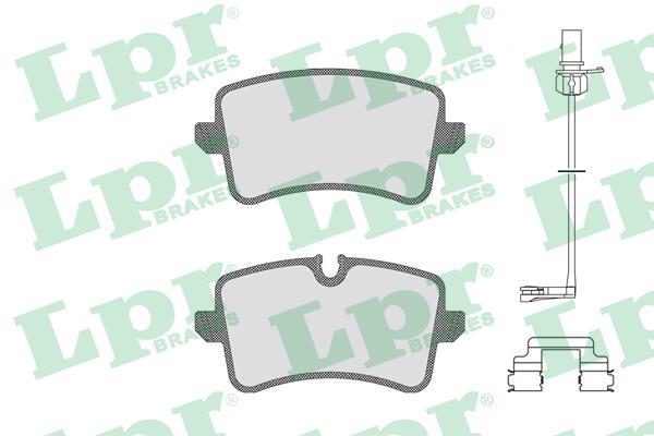 Jeu de 4 plaquettes de frein LPR  ref. 05P1826CK