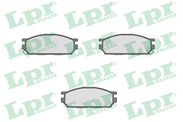 Jeu de 4 plaquettes de frein LPR 05P1842