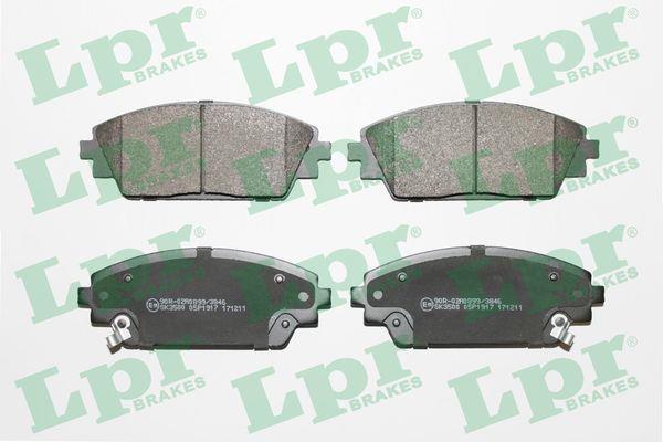 Jeu de 4 plaquettes de frein LPR  ref. 05P1917