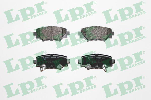 Jeu de 4 plaquettes de frein LPR  ref. 05P1918