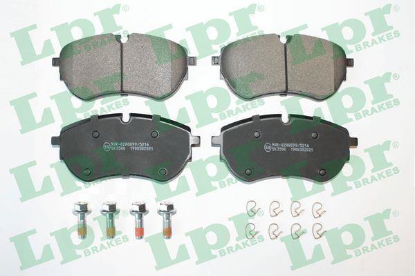 Jeu de 4 plaquettes de frein LPR ref. 05P2021