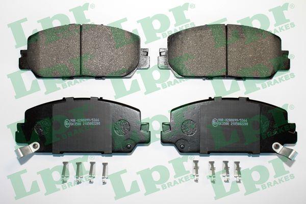 Jeu de 4 plaquettes de frein LPR ref. 05P2200