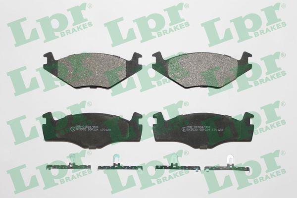 Jeu de 4 plaquettes de frein LPR  ref. 05P224