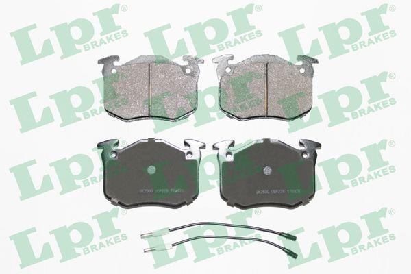 Jeu de 4 plaquettes de frein LPR ref. 05P228