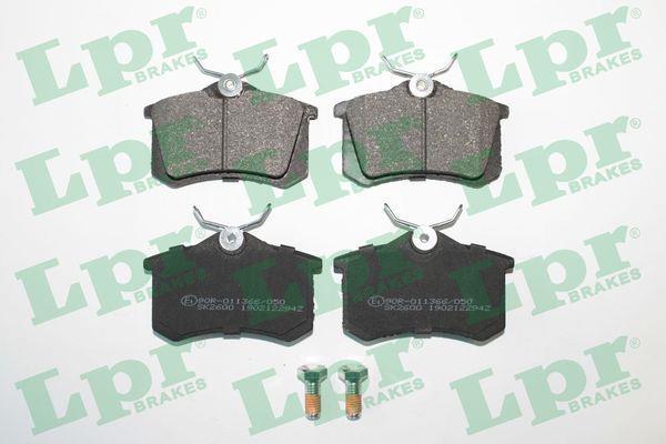 Jeu de 4 plaquettes de frein LPR ref. 05P294