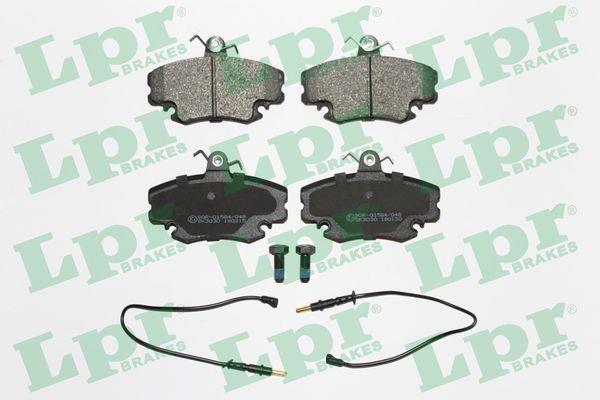 Jeu de 4 plaquettes de frein LPR ref. 05P349