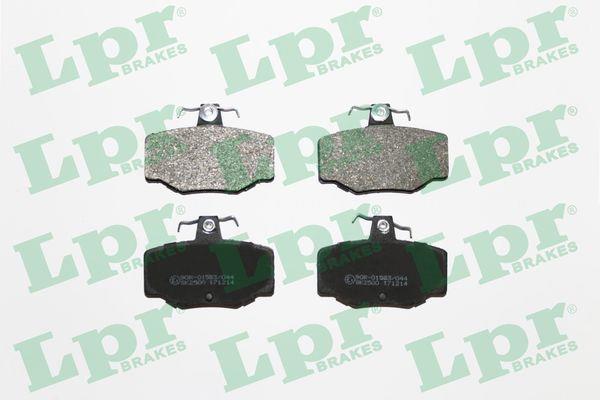 Jeu de 4 plaquettes de frein LPR ref. 05P387