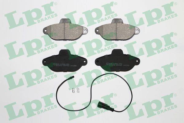 Jeu de 4 plaquettes de frein LPR  ref. 05P462