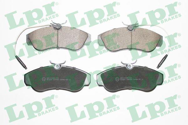 Jeu de 4 plaquettes de frein LPR ref. 05P494