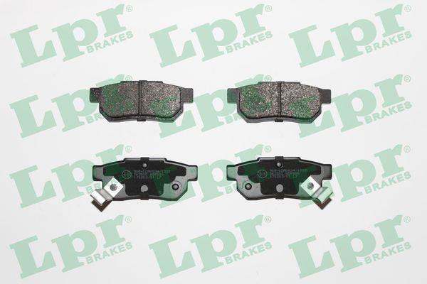 Jeu de 4 plaquettes de frein LPR  ref. 05P506