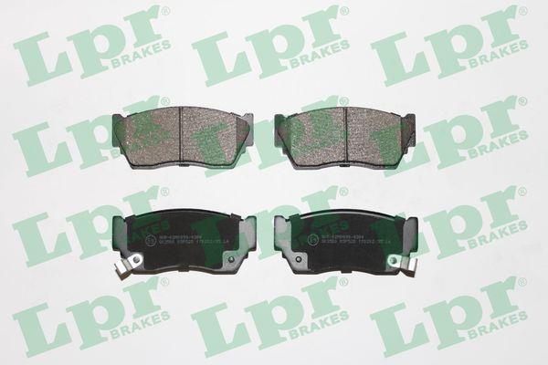 Jeu de 4 plaquettes de frein LPR ref. 05P520