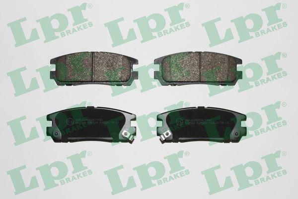 Jeu de 4 plaquettes de frein LPR 05P524