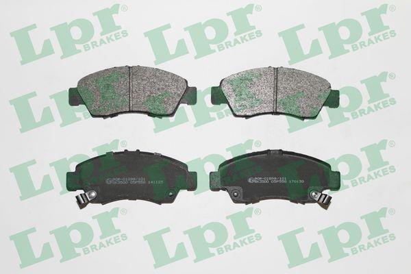 Jeu de 4 plaquettes de frein LPR ref. 05P558