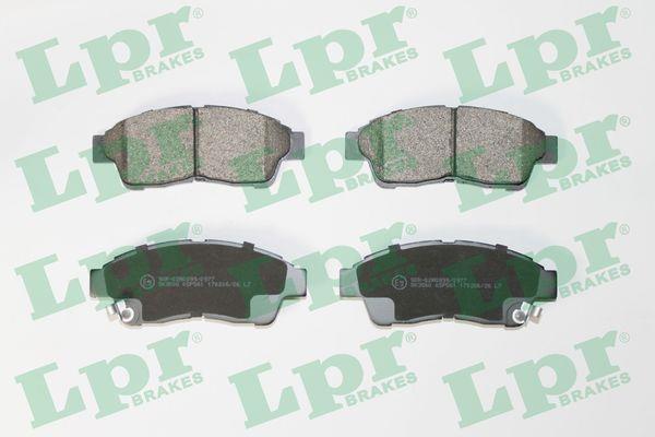 Jeu de 4 plaquettes de frein LPR ref. 05P561