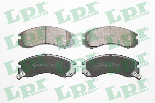 Jeu de 4 plaquettes de frein LPR ref. 05P578