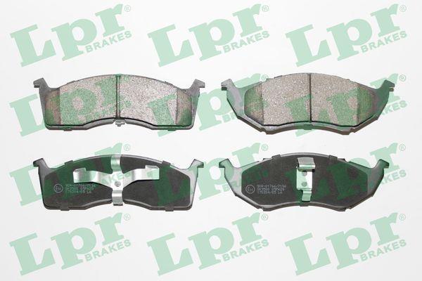 Jeu de 4 plaquettes de frein LPR ref. 05P629