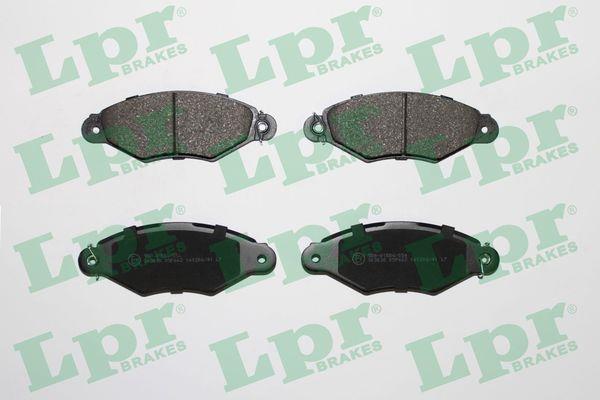 Jeu de 4 plaquettes de frein LPR ref. 05P662