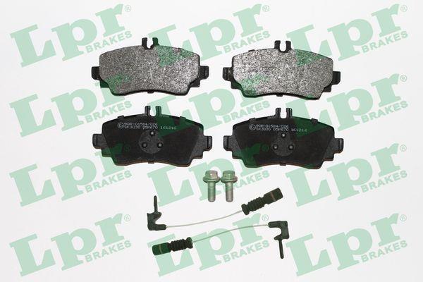Jeu de 4 plaquettes de frein LPR ref. 05P670A