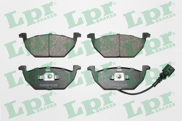 Jeu de 4 plaquettes de frein LPR ref. 05P692